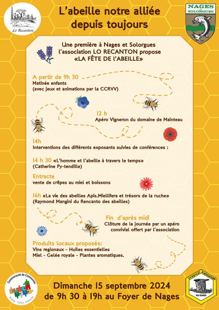 Fête de l'abeille à Nages