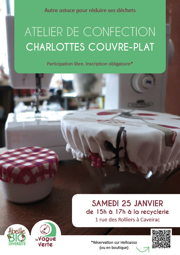 Atelier de confection : Charlottes couvre-plat