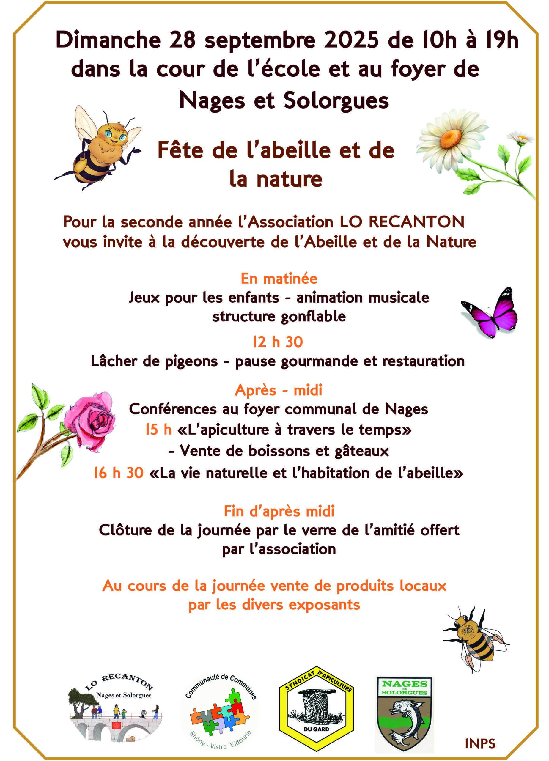 fête de l'abeille et de la nature. Lo Recanton