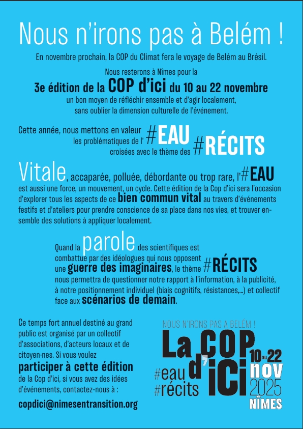 Cop d’ici : L’eau